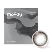 moody美瞳隐形眼镜HUSH系列10片装近视