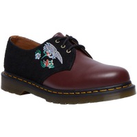 马丁（马汀博士 Dr.Martens）宫里的世界1461国风马丁男女款春夏新中式单鞋 酒红色+黑色 46