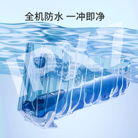 樱舒婴儿理发器低音自动吸发儿童剃头理发器削发理发推子ES828B 吸发 防水 【3代】酱紫+收纳袋