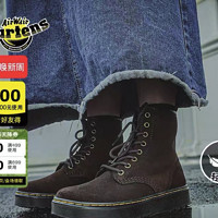 Dr.Martens 马丁Zavala西部靴男女春舒适轻量通勤棕色工装风马丁靴