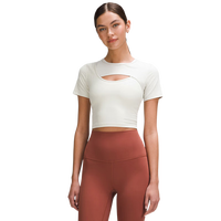 露露乐蒙lululemon丨Get Centred 女士运动短袖 T 恤 LW3FW8 /6