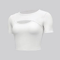 lululemon 丨Get Centred 女士运动短袖 T 恤 LW3FW8S 骨白