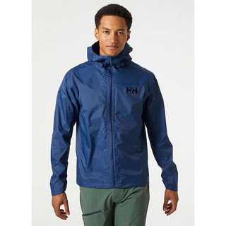 HELLY HANSEN, HH男士冲锋衣 VERGLAS MICRO 户外防风耐磨休闲夹克外套 584 OCEAN S