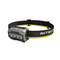 奈特科尔（NITECORE）HA23 UHE户外多色温轻量化便携AAA头灯七号电池长续航越野跑登山 标配（含三节七号电池）岩黑色