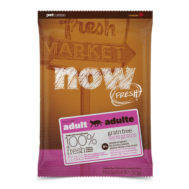 NOW 进口无谷成猫鲜肉粮全猫种通用呵护泌尿肠胃成猫粮50g