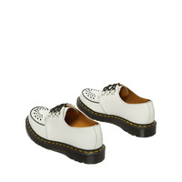 马丁(马汀博士 Dr.Martens)Ramsey英伦风男女春夏舒适百搭一脚蹬光面皮女单鞋 白色 36