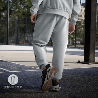 ADIDAS ZNE「真治愈」黑标制服亲肤柔软锥形束脚裤阿迪达斯轻运动 中麻灰 M