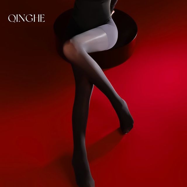 轻禾 Qinghe 轻禾 扶桑 女士厚黑丝袜连裤袜 80D