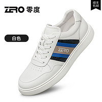 ZERO ZRO零度男鞋2025春季新款男士真皮板鞋高端休闲潮流百搭小白鞋