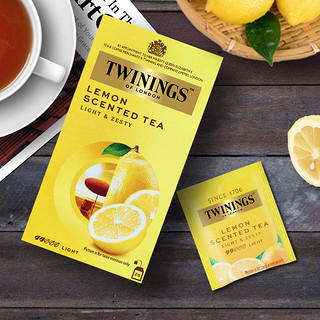 英国twinings川宁蜜桃果香柑橘肉桂柠檬野莓等多款水果袋泡红茶包