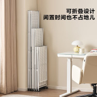 全友 家居可移动折叠置物架 DX115092 白色|三层置物架