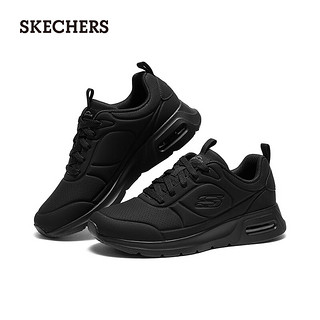 斯凯奇（Skechers）春季女鞋弹性厚底缓震轻质跑步鞋舒适150077 全黑色/BBK 40