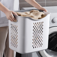 芙昕脏衣篓家用卫生间浴室洗澡洗衣篮家居收纳手提脏衣篮脏衣服收纳筐 手提款-绅士灰（配内衣篮）