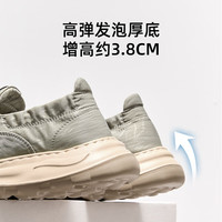 骆驼(CAMEL)闪穿轻盈免系一脚蹬软弹休闲百搭布鞋男 G15S046026