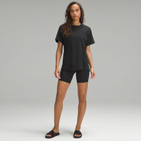 露露乐蒙lululemon丨All Yours 女士 T 恤 *棉 LW3ES5S 短袖 黑色 XS /4