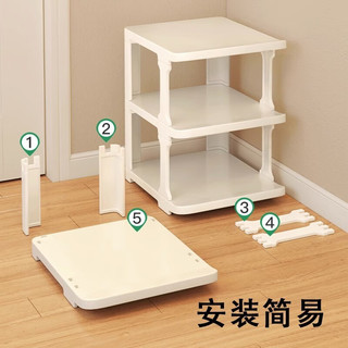 霓峰简易鞋架子家用门口折叠收纳神器宿舍窄小型入门多层隔板墙角鞋柜 6层【升级加宽】