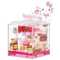 AREAX X砖区 三丽鸥家族萌动小店BOX系列 AB0070 凯蒂猫梦幻甜品屋 Hello Kitty