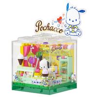 AREAX X砖区 三丽鸥家族萌动小店BOX系列 AB0075 帕恰狗夏日冰淇淋店 Pochacco