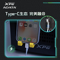 威刚（ADATA） XPG 动境 黑色/白色高端电竞游戏机箱侧透水冷海景房兼容M-ATX背插支持360水冷/前面板手办位 动境机箱 黑