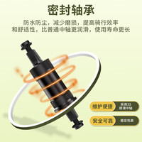 永久(FOREVER)折叠自行车迷你小型轮轻便携16寸变速通勒单车女士男士小孩大 牛奶白-三刀轮- 7速 22寸适合:160-185CM