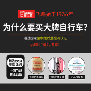 飞鸽 FLYING PIGEON（PIGEON）自行车成人城市通勤自行车男士单车中小女款大校园自行车 豪华灰色|变速＋一体轮＋礼包 24寸【适合身高150-170cm】