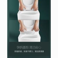 箭牌 ARROW马桶家用大冲力虹吸式防臭抽水高压静音坐便器AEB12607ML