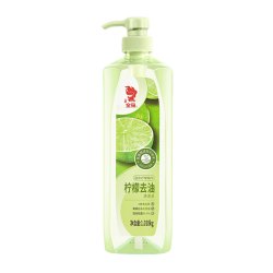 金鱼 洗洁精柠檬味家用实惠装按压式洗涤剂果蔬可用除菌去油洗涤灵