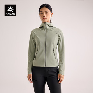 KAILAS凯乐石M8软壳衣户外登山耐磨弹力透气轻量防风连帽外套女