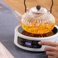 迷你电陶炉煮茶小茶炉2025小型烧水围炉家用养生式煮茶炉圆形