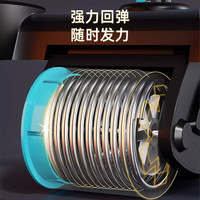 盛坤健腹轮腹肌轮卷腹自动回弹肘撑男女士器材静音双轮家用运动 黑【加大肘距丨智能计时丨静音回弹】