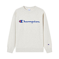 Champion 冠军圆领卫衣情侣款经典大草写logo简约潮牌休闲美式复古