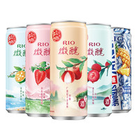 【330ml*5罐】RIO锐澳预调鸡尾酒低度酒微醺强爽果酒气泡酒甜酒