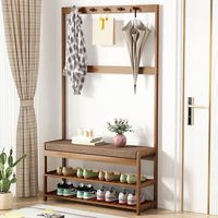 LISM创意家居简易家用门口宿舍收纳室内客厅收纳柜 【软垫换鞋凳】带靴位 90*27*45cm