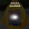 骑安电动自行车雨衣雨披单人亲子连体牛津布男女通用防水 荧光绿【可视仪表盘+双帽檐】 3XL【小型电动车】