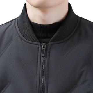 夹棉加厚男士棉服时尚百搭棒球领棉服男保暖锁温棉衣简约外套男