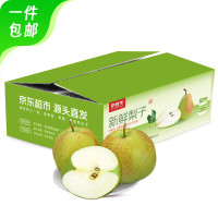 PLUS会员:京鲜生 翡翠玉露香梨 净重4.5斤 单果250g+ 生鲜水果 源头直发