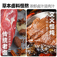 大希地 即食卤牛肉酱牛肉熟食真空低零食非减脂速食食品非牛腱子肉500克