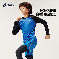 ASICS 亚瑟士 童装舒适春男女童运动休闲速干针织T恤