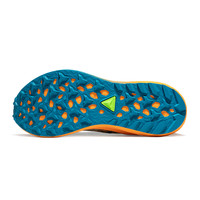 ASICS亚瑟士男子越野跑鞋Fuji Lite 5轻量透气户外徒步登山鞋 蓝色/橙色 39.5