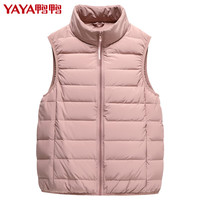 鸭鸭(YAYA)轻薄羽绒马甲女外穿短款2024年新款背心马夹坎肩品牌冬季外套