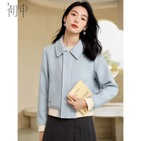 初申秋冬厚款短外套女旷野美拉德通勤气质小香风外套上衣S144F6007 XL