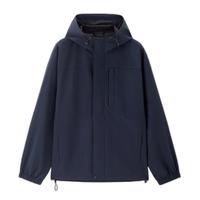 佐丹奴风衣男运动外套多口袋户外宽松拉链连帽夹克男春季01075062 25 卡其 L