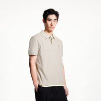 杰克·琼斯(JACK&JONES)25年男装短袖POLO衫男士【凉感】商务休闲品牌刺绣翻领夏季T恤男 C45岩石色 常规 XS