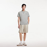 杰克·琼斯（JACK&JONES）25年男装POLO衫男士商务休闲百搭短袖POLO衫凉感夏季翻领半袖t恤 灰绿色C52 常规 灰绿色C52 L