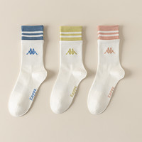 【马卡龙配色】拼接假两件女长筒袜春夏透气运动无骨防臭袜子女