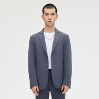秋冬GXG男装蓝色简约基础休闲商务通勤男士西装外套上衣男