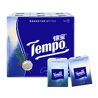 得宝 Tempo 雪松印花 手帕纸 4层7张12包(210*210mm)