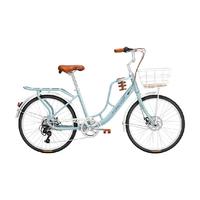 永久 自行车女式单车26寸轻便普通代步通勤老式复古24寸淑女车