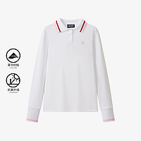 FILA 女中大童（130-165）POLO衫女童长袖上衣