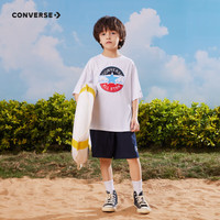 匡威（Converse）儿童装男童经典短袖T恤夏季中大童夏装男孩儿童上衣凉感t恤   【建议身高116-122cm】